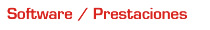 Software / Prestaciones